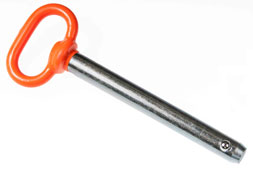 Double HH 85323 Orange Handle Detent Pin 1//2/" Shaft Dia 2-1//2/" Useable Length